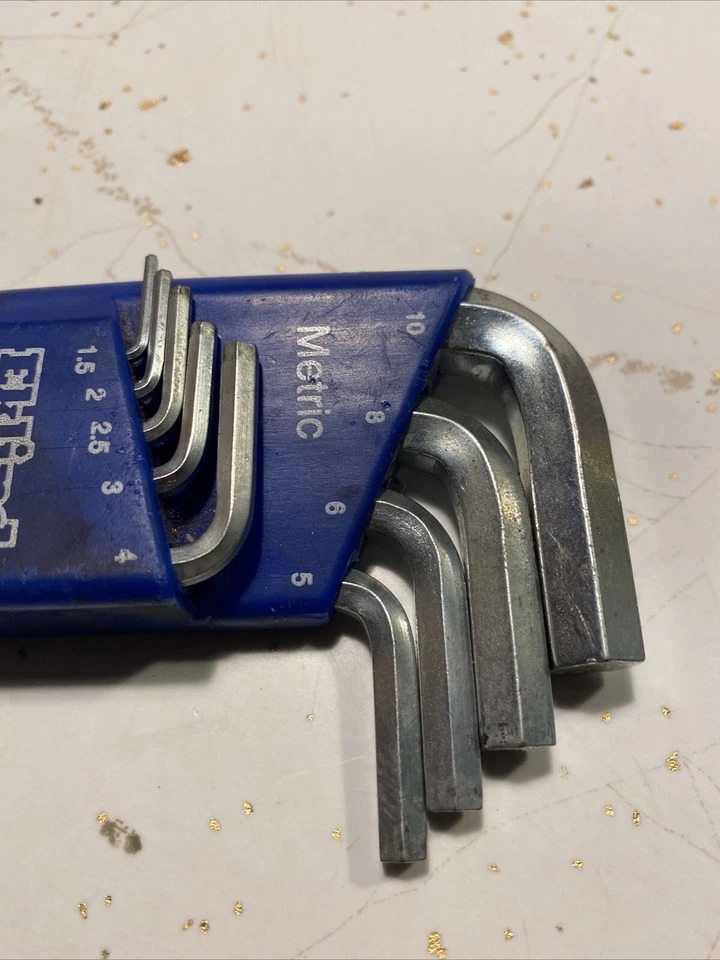 Eklind 13709 Bright-Ball-Hex-L Key Allen Wrench - 9pc set Metric MM sizes 1.5-10 - Image 3 of 4