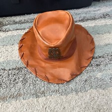 DISNEY PARKS Toy Story Sheriff Woody Faux Leather Cosplay Youth Costume Hat