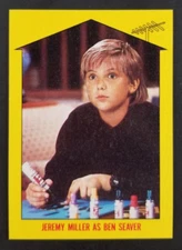 Jeremy Miller as Ben Seaver Growing Pains 1988 TV Show Topps Card #6 (NM)