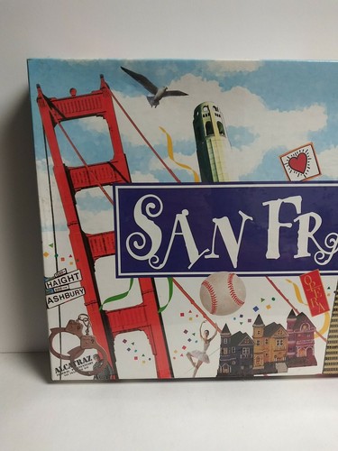 San Francisco in a Box Monopoly Board Game New Alcatraz Candlestick Park SF - Picture 2 of 9