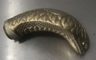 VTG Brass Wood Cobra Head Handle Only