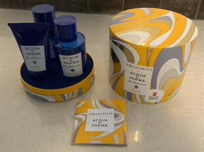 Aqua Di Parma Emilio Pucci Save The Children Edition LEER Geschenkset LEER RAR