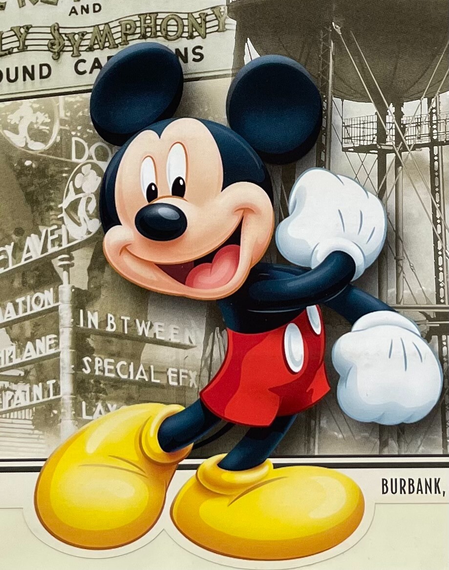 WALT DISNEY STUDIOS Paper BAG DISNEY STORE BURBANK Water Tower