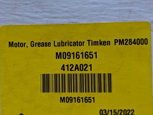 Timken M-Power PM284000 Grease Lubricator System Replacement Motor New - Picture 6 of 6