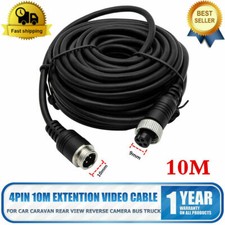 10M 33ft 4Pin Aviation Extension Cable For Rear View Backup Camera Truck Trailer