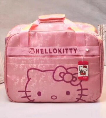 Sanrio Official Hello Kitty Viral y2k Kawaii Duffle Bag Travel Carry-On MEDIUM
