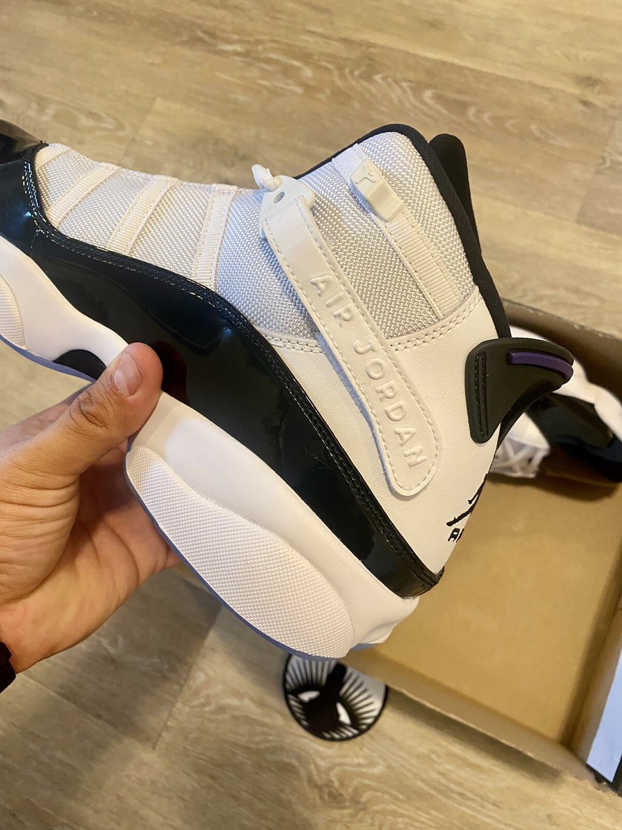Nike Air Jordan 6 Rings 'Concord' Black White 322992-104 Men's