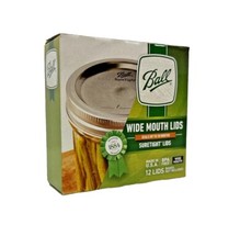 Ball Canning Lids Wide Mouth Sure Tight 12 Count Factory Pack! Made in USA! New