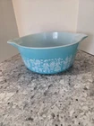 Vintage Pyrex Turquoise Amish Butterprint 2.5qt #474-B *No Lid*