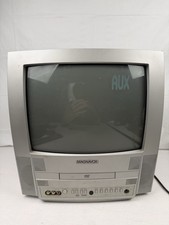 Magnavox MWC13D5 13  CRT TV DVD Combo Tested Working No Remote Retro Gaming