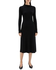 Theory Flare Midi Dress Women's