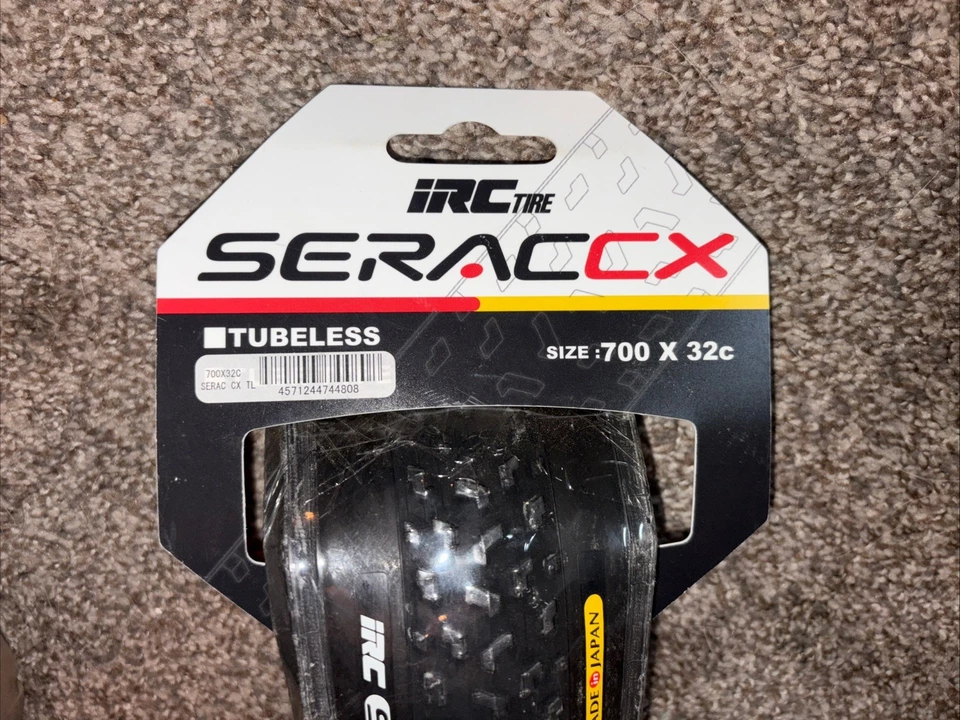 Neumático plegable sin cámara IRC Serac CX MTB 700x32c negro - TOTALMENTE NUEVO Foto 2 de 4