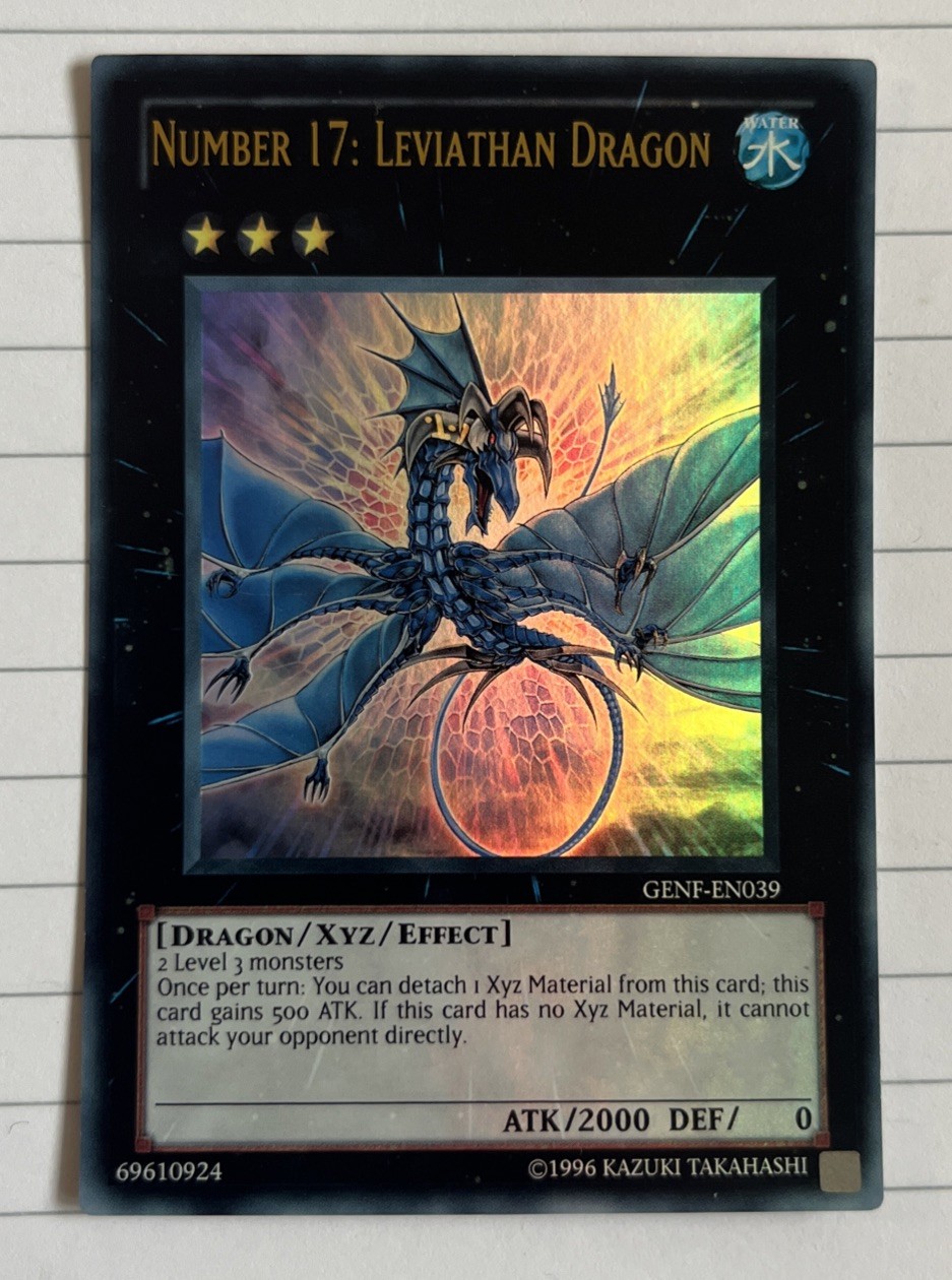 Number 17: Leviathan Dragon - GENF-EN039 (Ultra Rare 1st Ed)