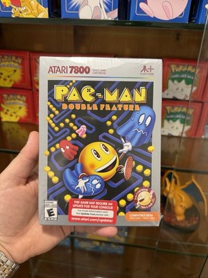 PAC MAN Double Feature Atari 7800 | 2600+ | 7600+ Brand New Factory Sealed 