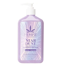 Hempz Star Dust Body Moisturizer 17oz - Hydrate & Illuminate + Silver Shimmer