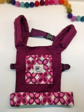 Ergobaby Purple Doll Toy Carrier for Children, Adjustable, Lilac Swirls / Circle