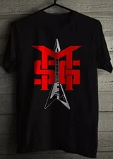 Vtg The Michael Schenker Group Cotton Black Full Size Unisex Shirt CS185