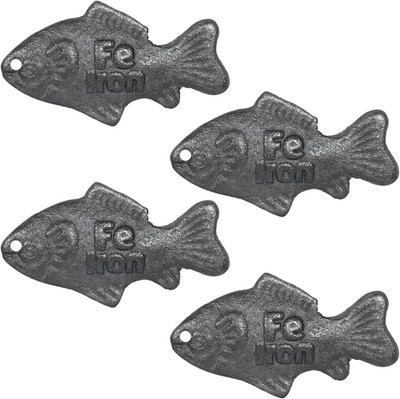 4 Pcs Iron Fish Cooking Tool for Daily Iron Support, Safe Cast Iron Option for F