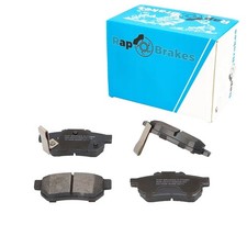 RAP BRAKES BREMSBELÄGE HINTEN passend für HONDA CITY CIVIC CRX JAZZ | R-P0988