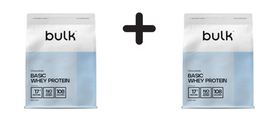 2 x Bulk Basic Whey Protein (1250g) Chocolate (17,20 EUR/kg)