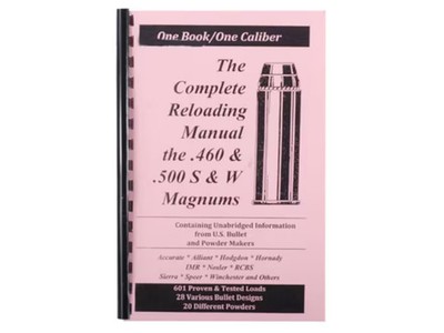 Loadbooks USA 460/500 S&W Reloading Manual