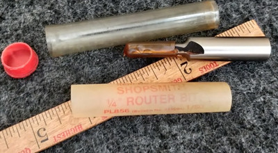 NEW OLD STOCK Shopsmith 1/4  router bit 505598.    1/2'' shank