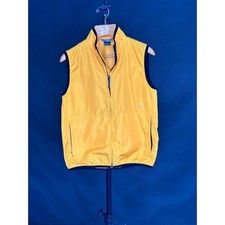 Vintage 90s Nike White Tag Yellow Athletic Vest Medium Streetwear Y2K