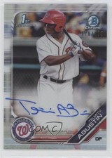 2019 Bowman Chrome Prospect Refractor 178/499 Telmito Agustin #CPA-TA Auto c5r