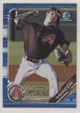 2019 Bowman Chrome Prospects Blue Refractor 105/150 Matt Mercer #BCP-120 uk2
