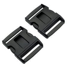 LytHarvest 2.25" Tri-Release Buckle Set, No Sewing For duty belt, Black