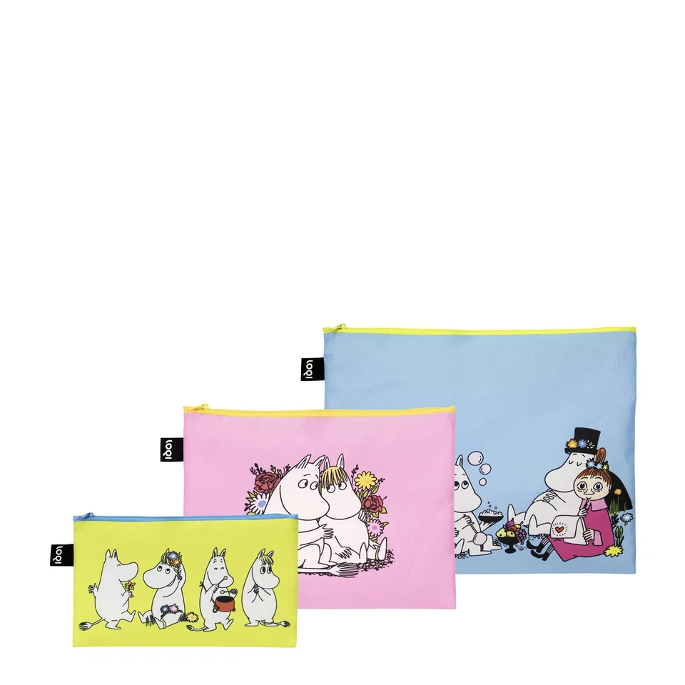 RAREWAVES Loqi Moomin Together Zip Pocket NEU
