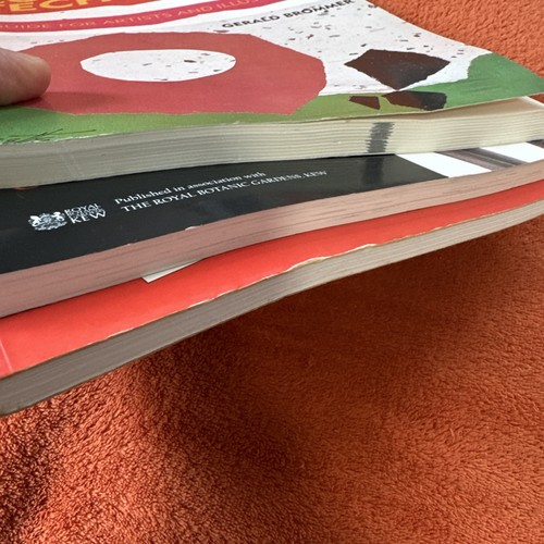 Lote de 3 libros de arte en acuarela con 5 almohadillas de acrílico/dibujo/trazado/marcador gratis - Imagen 5 de 12