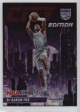 2023-24 Panini NBA Hoops City Edition Hyper Red 9/99 De'Aaron Fox #14 13px