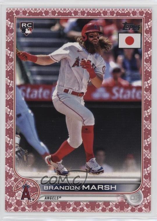 2022 Topps Japan Edition Cherry Blossoms 1/99 Brandon Marsh #51 Rookie RC 16we