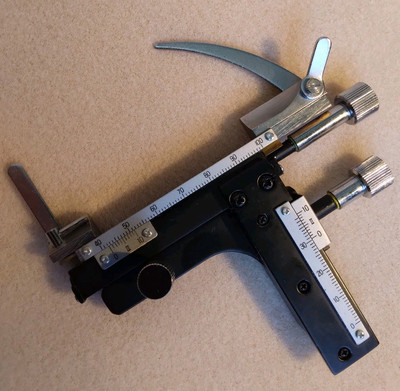Mechanical Stage For Microscope Movable Attachable XY Stage Caliper