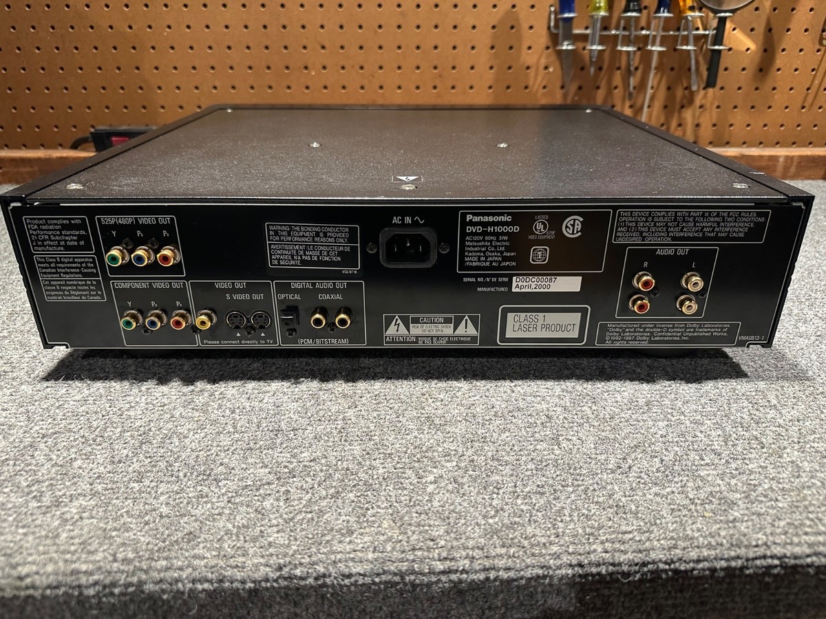 Panasonic パナソニック DVD-H1000 DVD/CDプレーヤー 概要 DVD／CDプレーヤー DVD-H1000 | ブルーレイディスク