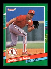 GERONIMO PENA ⚾ 1991 Donruss Baseball #712 St. Louis Cardinals
