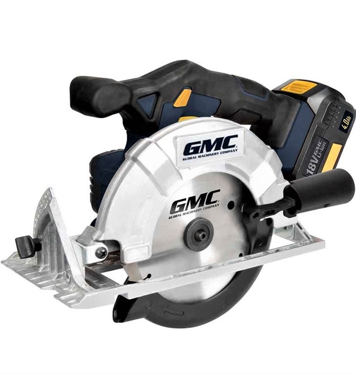 Scie circulaire sans fil 18V avec lame 165 mm inclinable GMC18CS pour bois