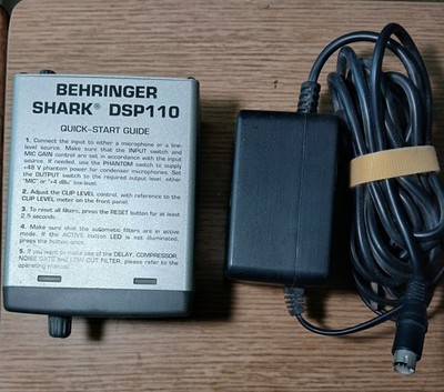 Behringer  SHARK DSP110 with Power Supply - Excellent Condition