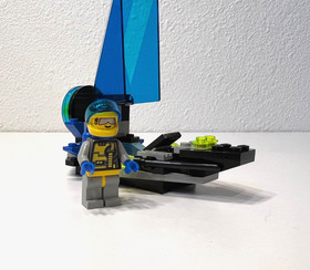 Vintage LEGO Space Unitron Crater Cruiser 1787 Complete 2 Minifigs Manual 1995