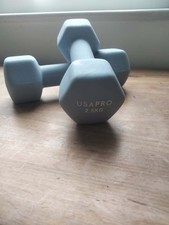 A Pair Of USA  Weights Dumbbells 2.5kg Each