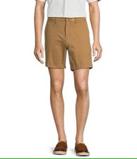 Roundtree Yorke Casuals Flat Front 7" Inseam Shorts - NWT New