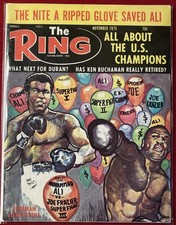 The Ring Magazine November 1975 Muhammad Ali-Joe Frazier Boxing bagged & boarded