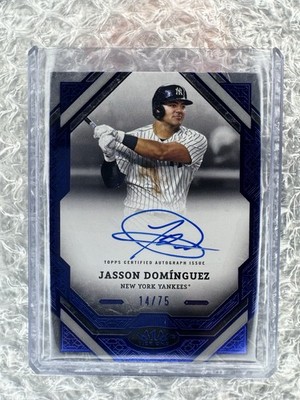 2025 Topps Tier One Jasson Dominguez Autograph 14/75