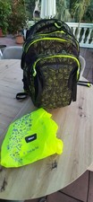 Satch Jungen Schulrucksack Schultasche m. Regenhülle Schwarz/grün