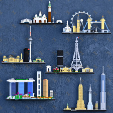 Wall Mount for LEGO Architecture Skyline and Landmarks | Floating Display