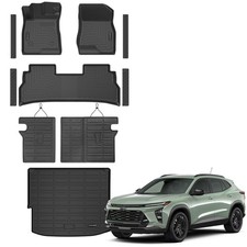 Floor Mats for 2024 2025 2026 Chevrolet Trax Upgrade Trunk Mat with Backrest ...