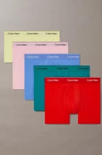 Calvin Klein Men's ICON Cotton Stretch Pride 5-Pack Boxer Brief Medium