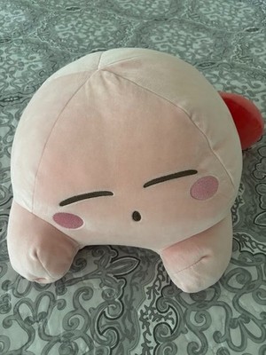 Takara Tomy Sleepy Kirby Pink Soft Plush Toy Club Mocchi-Mocchi Large
