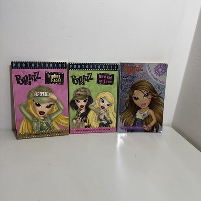 3 X Bratz Books Bundle Trading Faces, New Kid In Town,cool Cruise Y2k Vintage